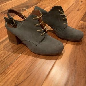 Rachel Comey grey wooden heels